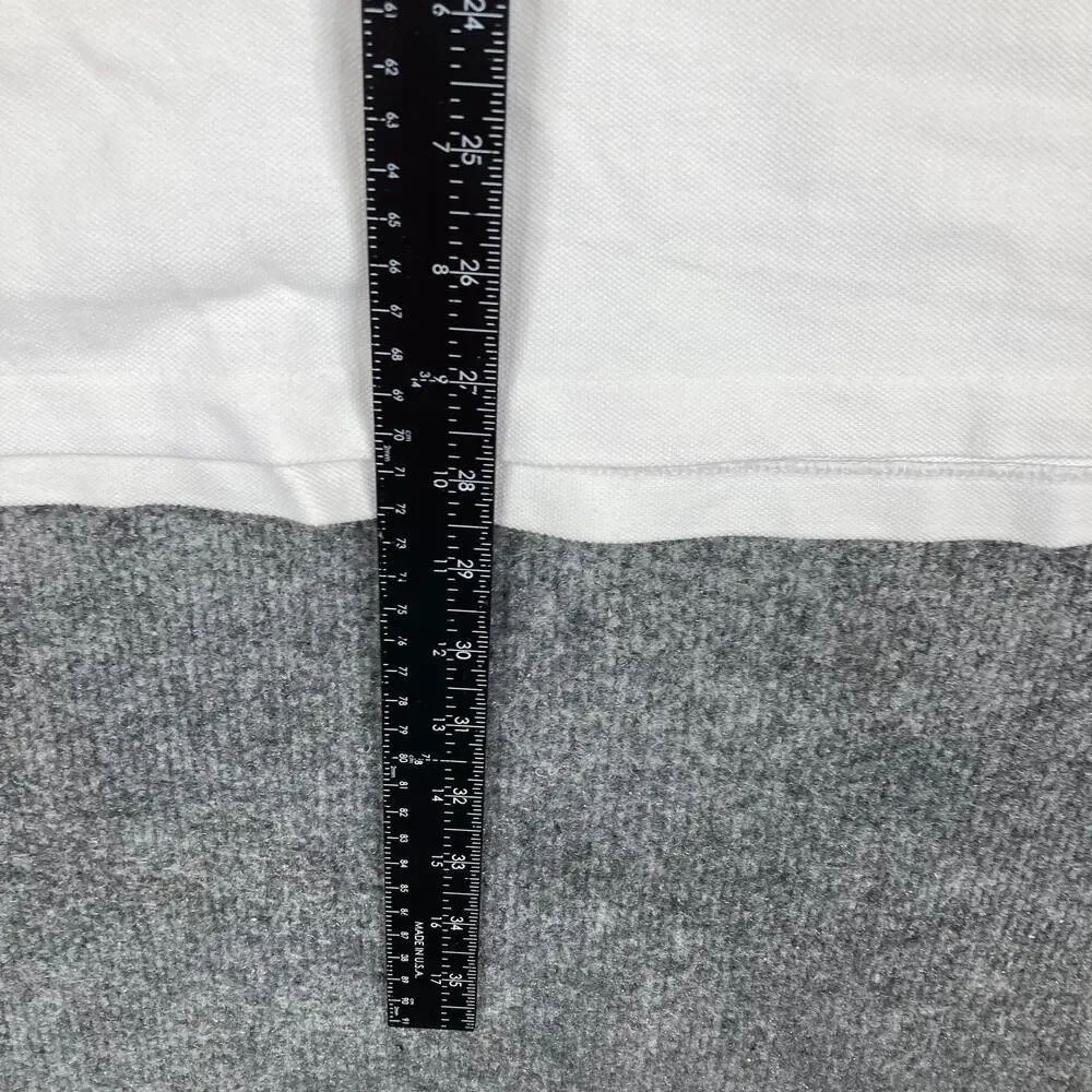 Polo‎ Ralph Lauren Polo Mens XXL White Classic Fit Short Sleeve Embroidered